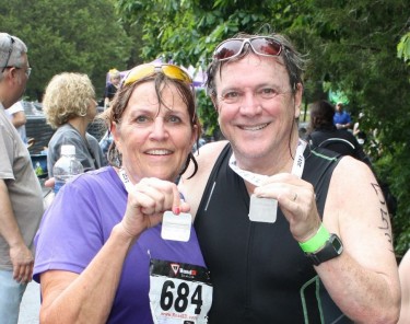 Ken and Diane after tri