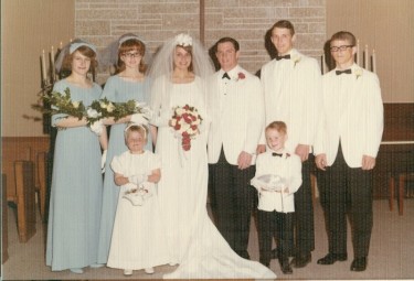 The big day! 46 years ago!