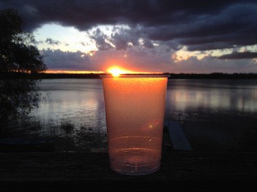 sunset cup