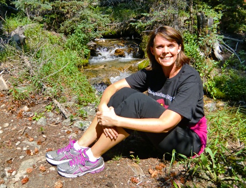 Photograph of Michele after we climbed a mountain together in Colorado. This girl knows how to live Fully Alive!